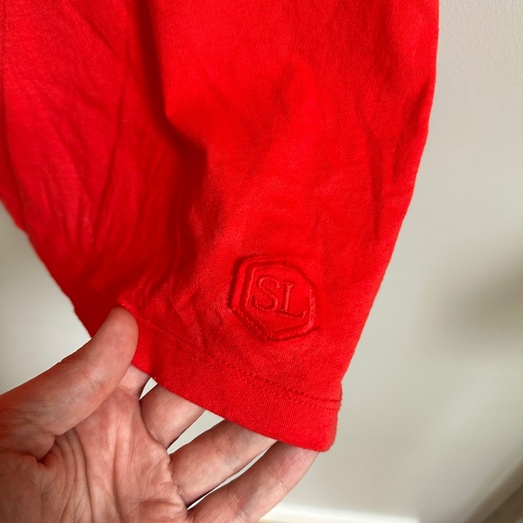 Saint Laurent Orange Short Sleeve Tee - Picture 3 of 6